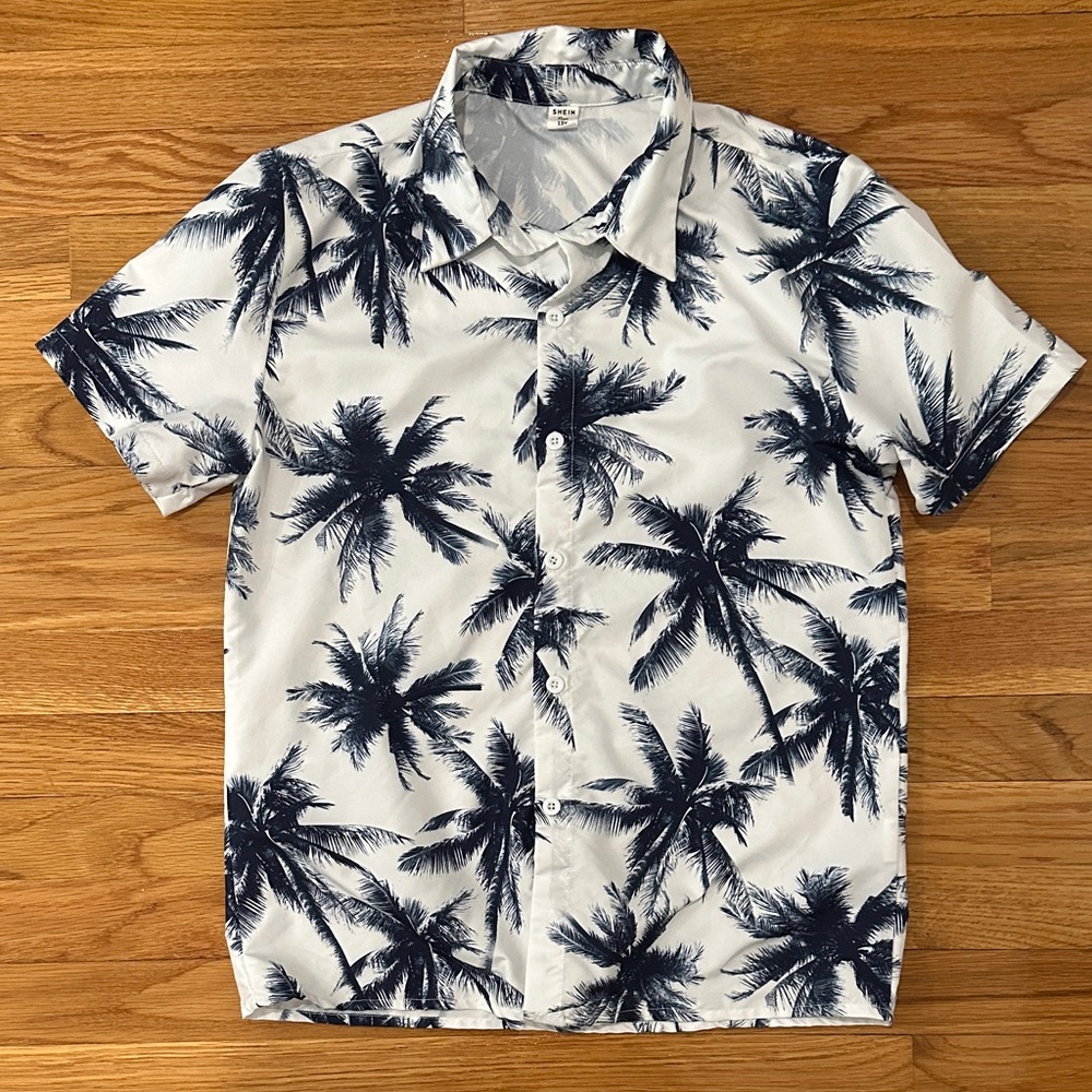 Palm Tree Button Up Shirt
